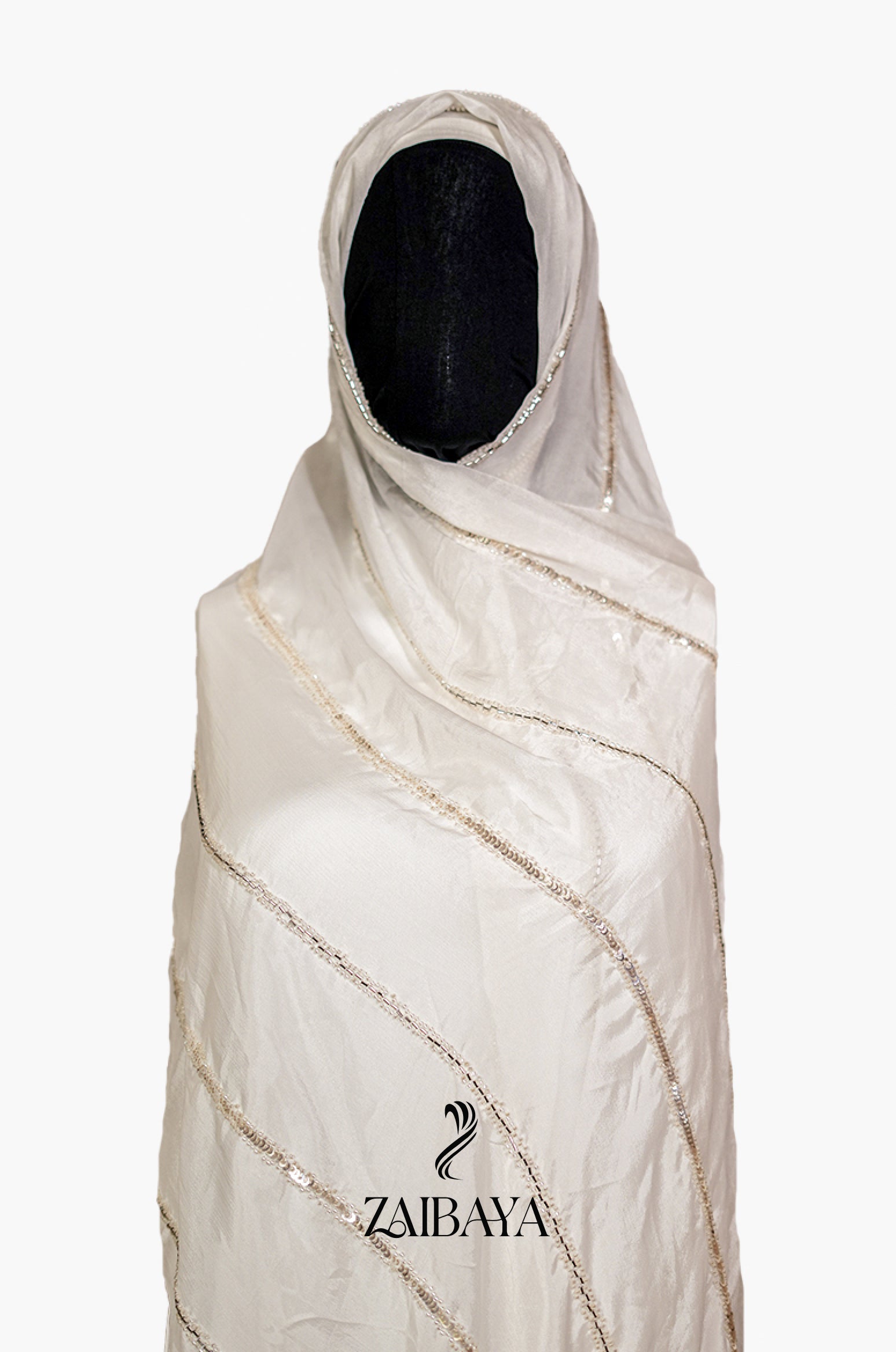 Opaline Beaded Hijab